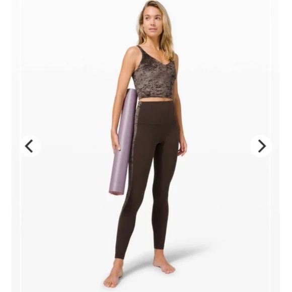 Lululemon Align Super High-Rise Pant 28" *Crushed Velvet French Press 45486 - Picture 2 of 15